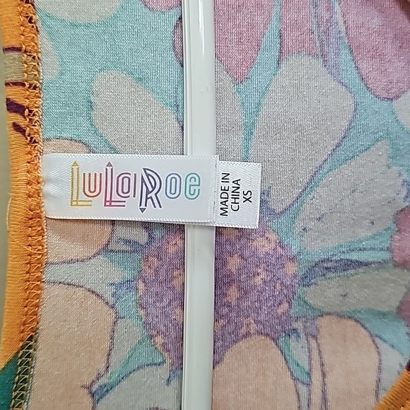 LuLaRoe Flower Tunic Top XS - Picture 2 of 5
